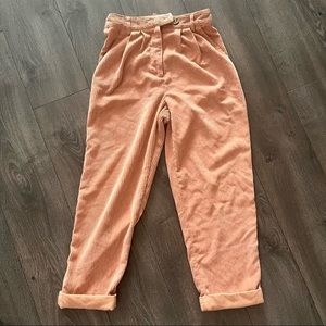Pink corduroy pants